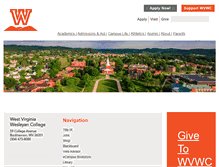 Tablet Screenshot of alumni.wvwc.edu
